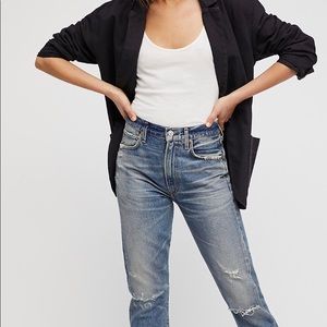 Citizens of humanity dree high rise crop jeans